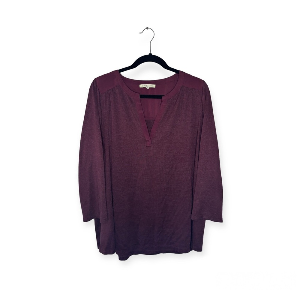 41 Hawthorn Burgundy Blouse